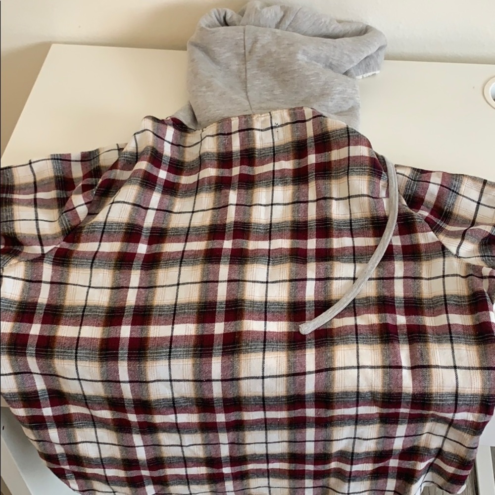rewash flannel jacket with hood - Picture 2 of 2